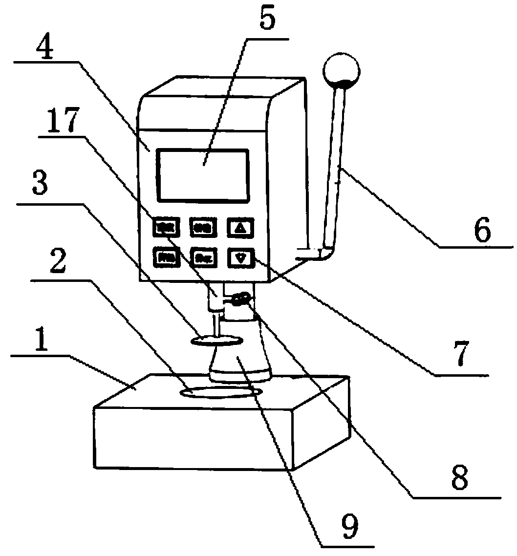 Gelation time measuring device and testing method