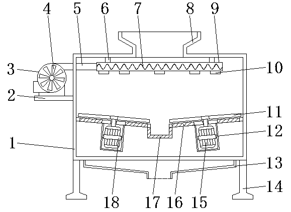 Mud removing and sieving device for agriculture products