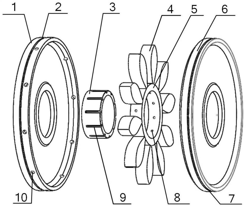 A spindle -shaped gas -like gas -like gas -like gas -like air system for the secondary air system of the gas turbine