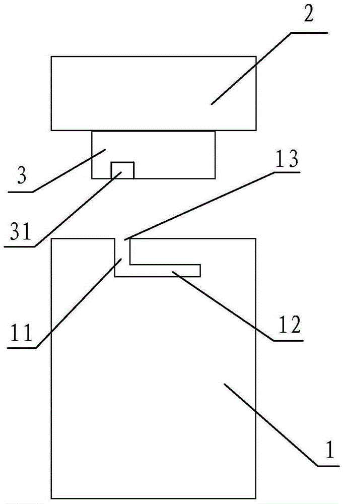 Rapid connecting structure of LED lamp wick