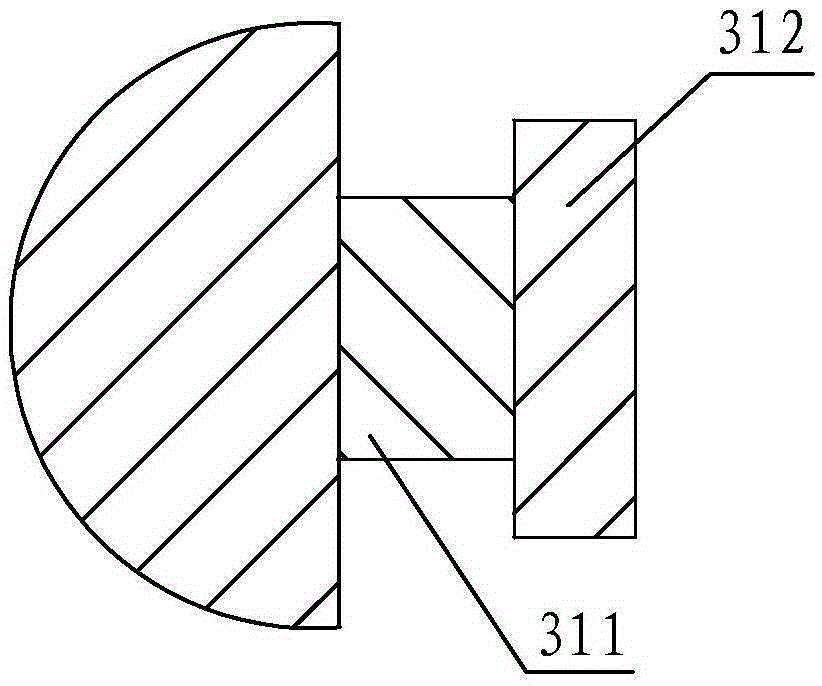 Rapid connecting structure of LED lamp wick