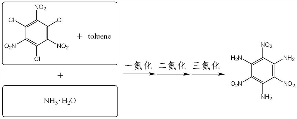 Channel synthesis method of m-triaminotrinitrobenzene