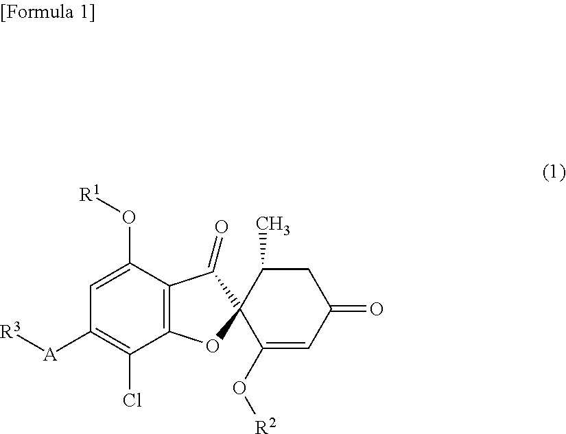 Griseofulvin compound