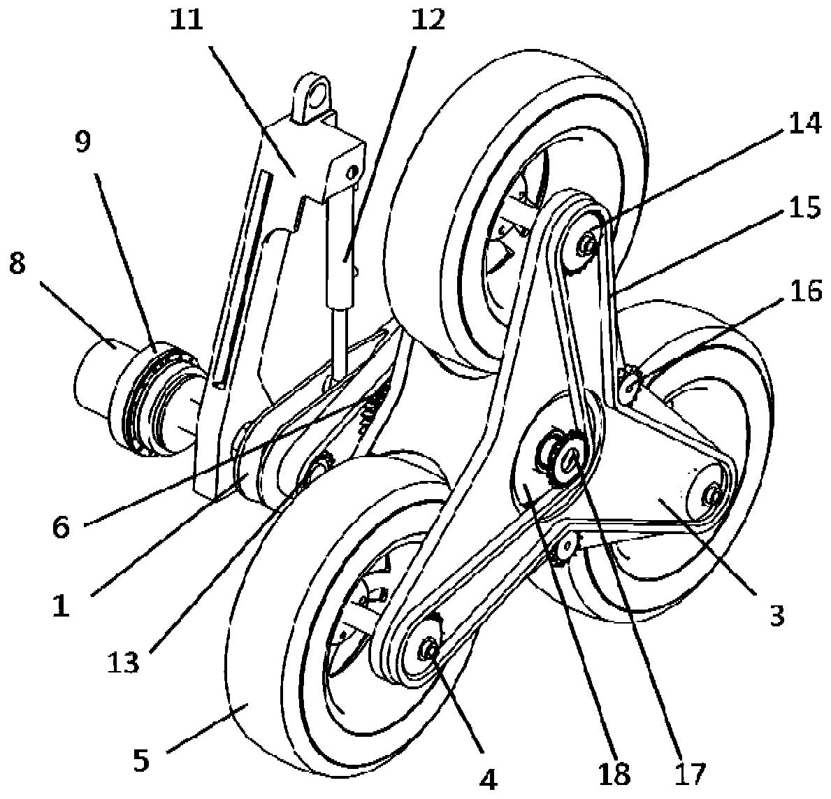 Walking mechanism, robot and vehicle