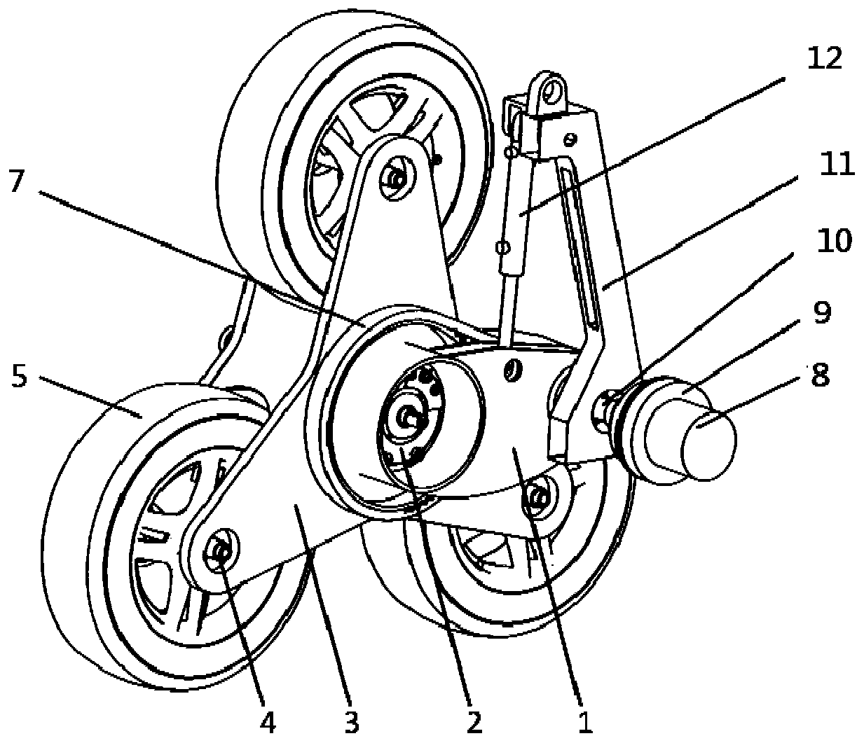 Walking mechanism, robot and vehicle