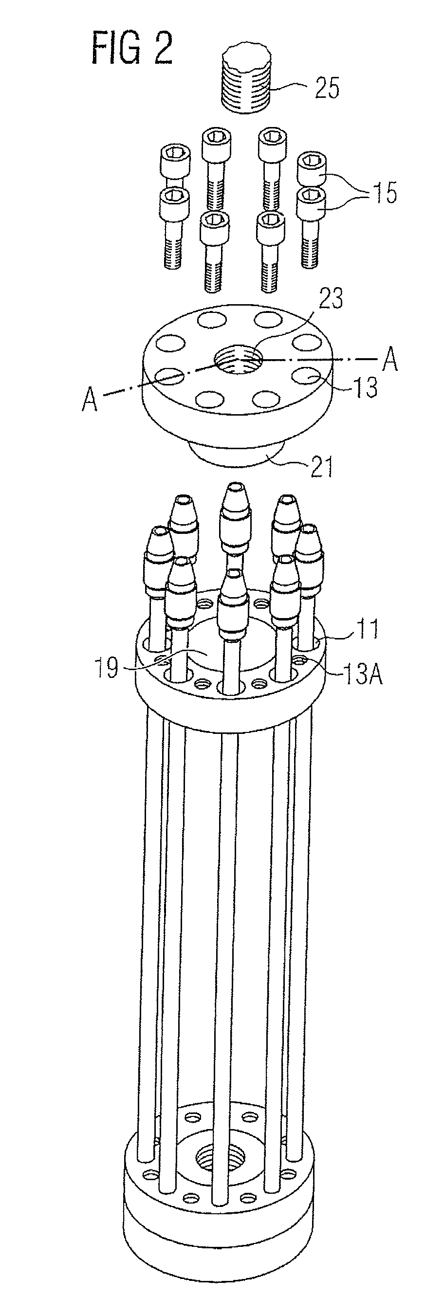 Surge arrester with a cage design