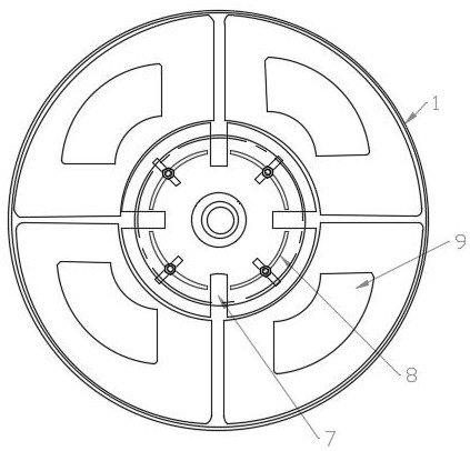 Soft-package looping disc for cables with medium and small cross sections
