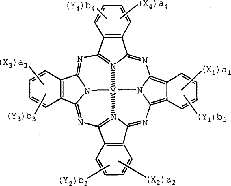 Phthalocyanine compound, ink, ink for ink-jet recording, ink-jet recording method and method for improving ozone gas resistance of coloured imaging material