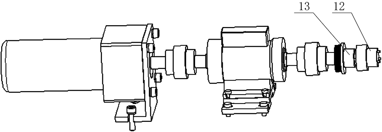 Planar elastomer rigidity measuring device for robot flexible joint