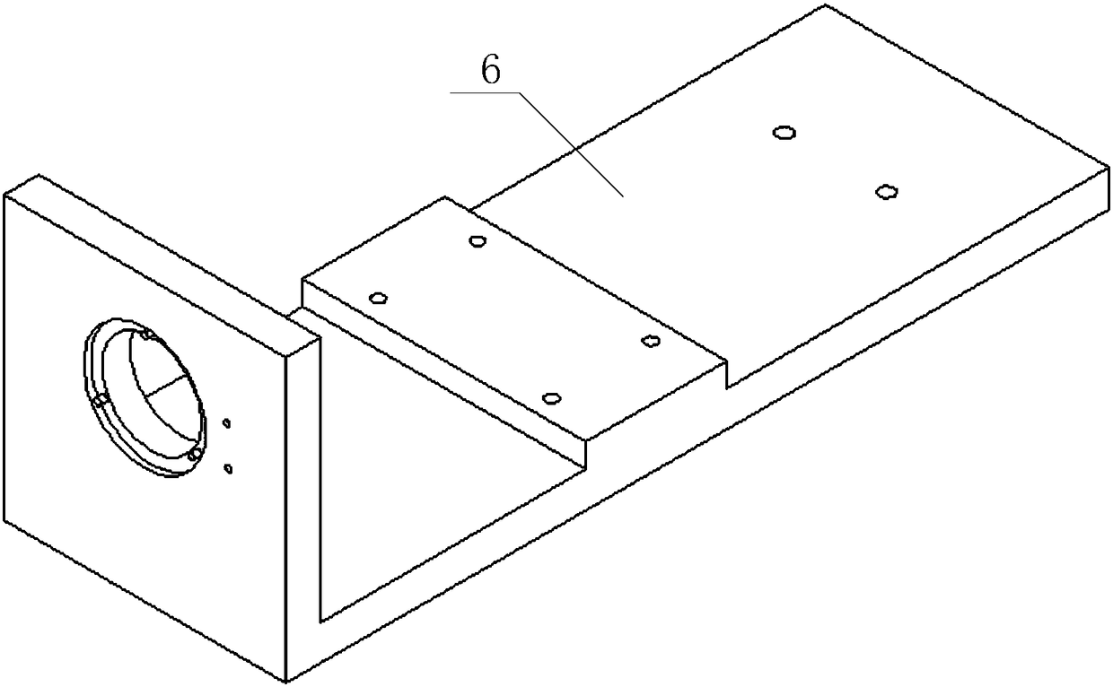 Planar elastomer rigidity measuring device for robot flexible joint