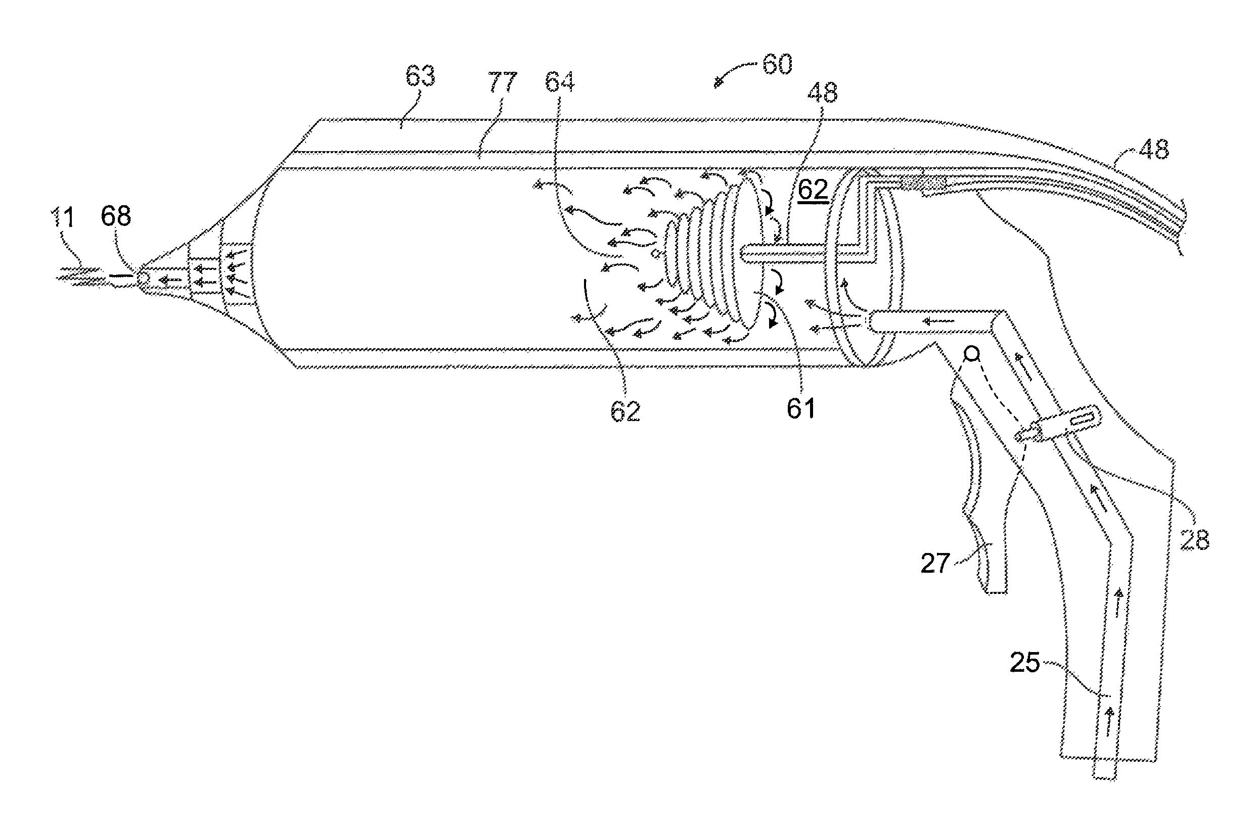 Cold plasma treatment devices and associated methods