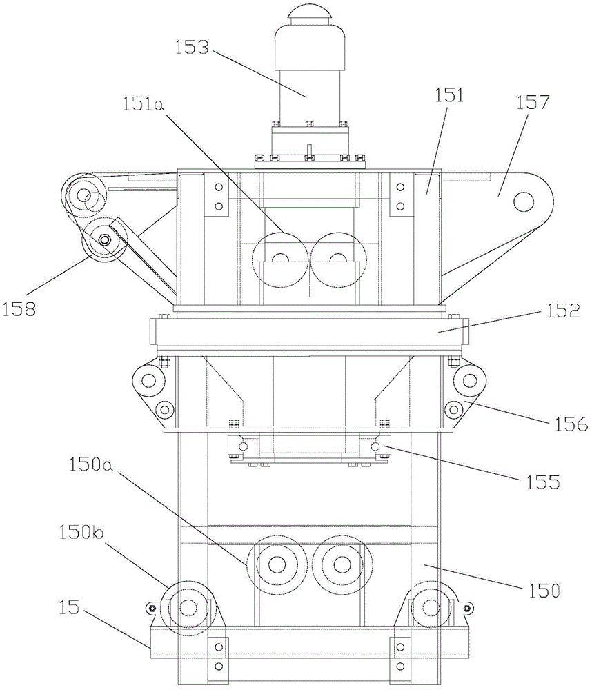 Double rocker arm electric control slewing pole