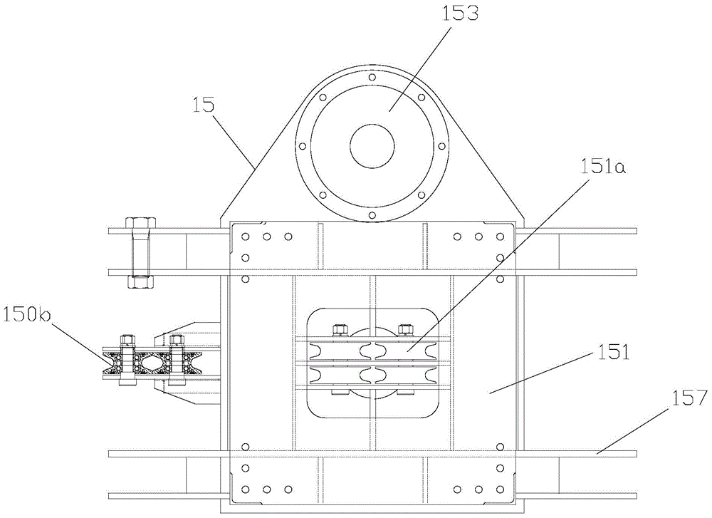 Double rocker arm electric control slewing pole