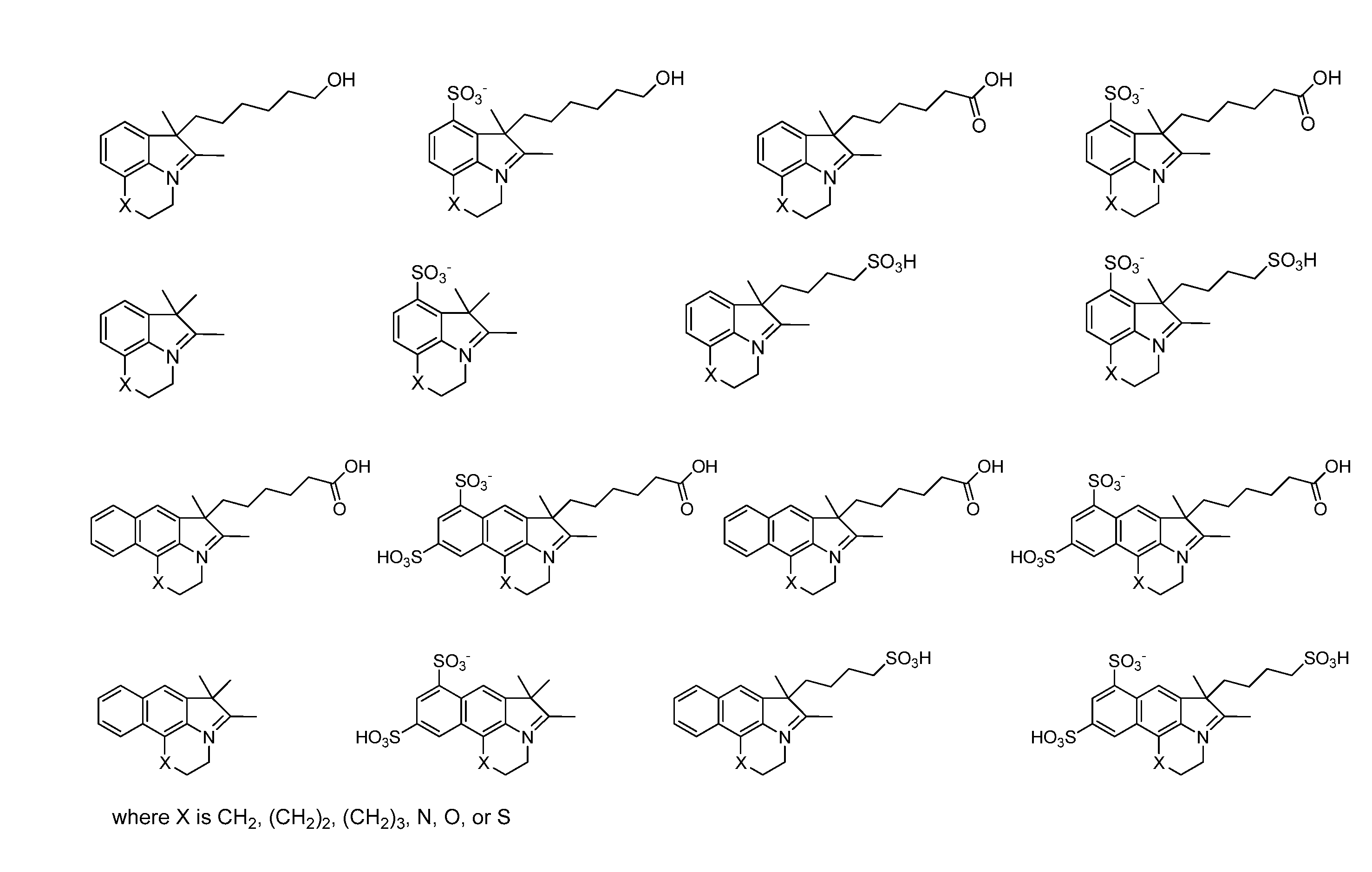 Reactive cyanine compounds