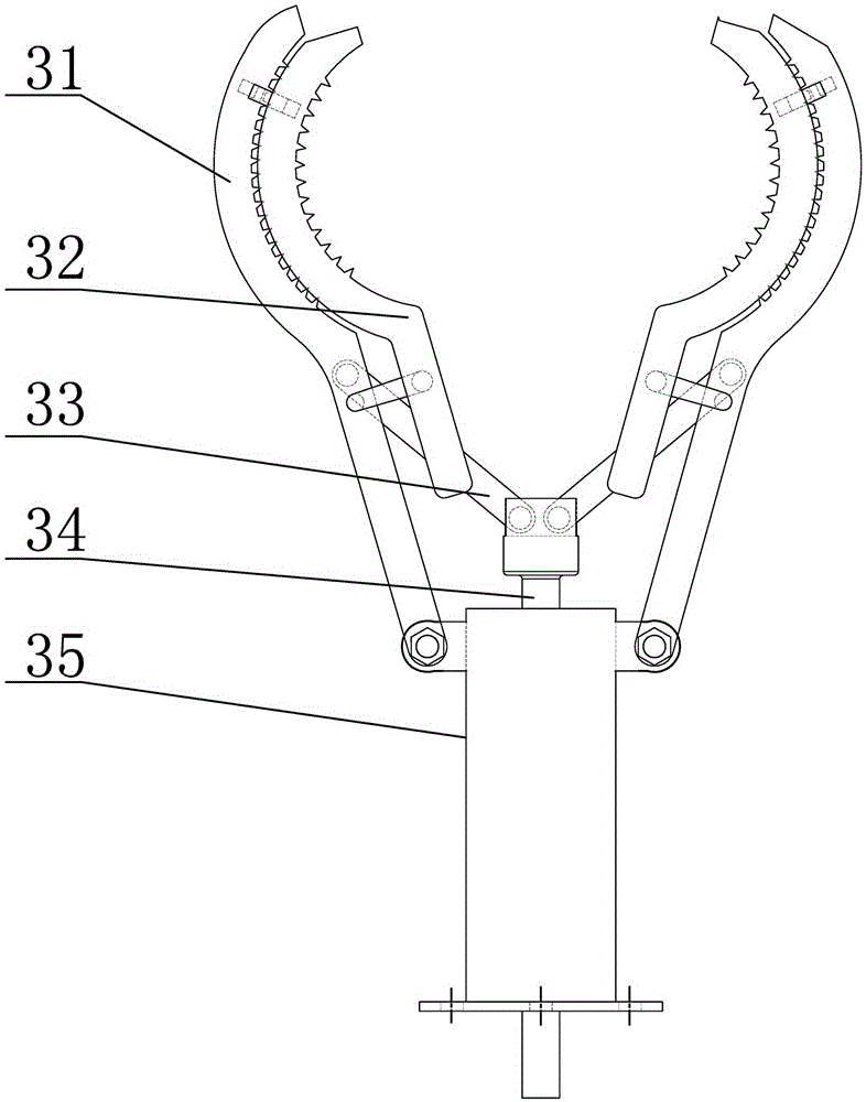 Seed melon pulp digging machine