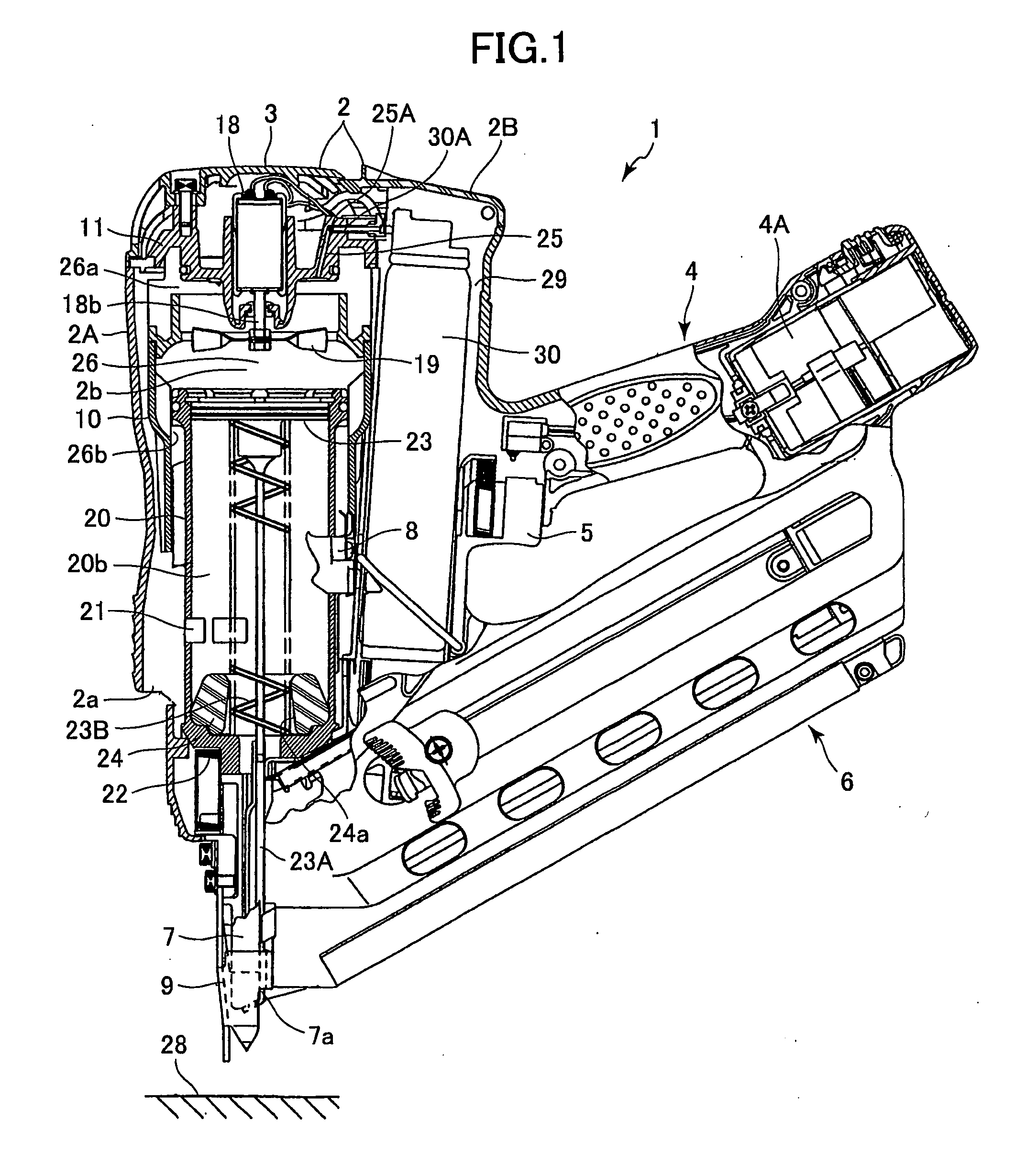 Combustion-type power tool