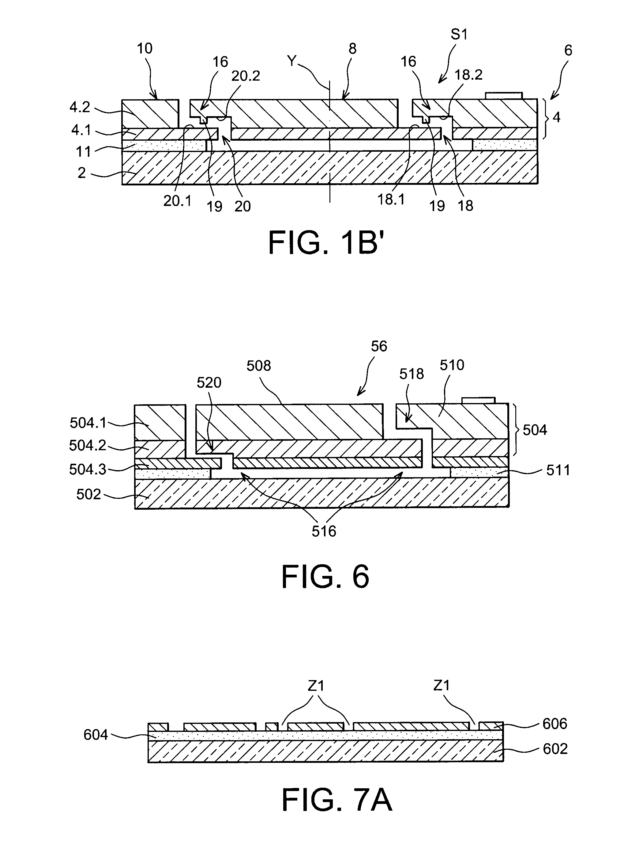 Micromechanical structure comprising a mobile part having stops for out-of-plane displacements of the structure and its production process