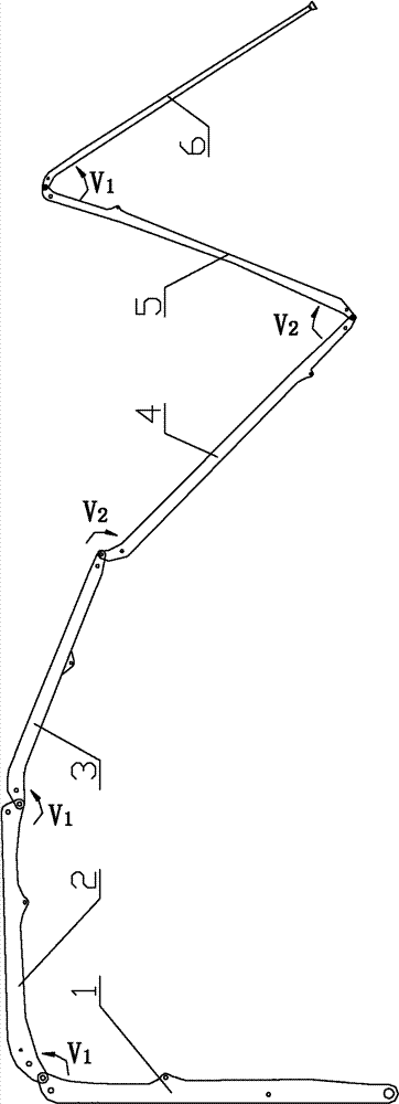 Arm support device and engineering machinery