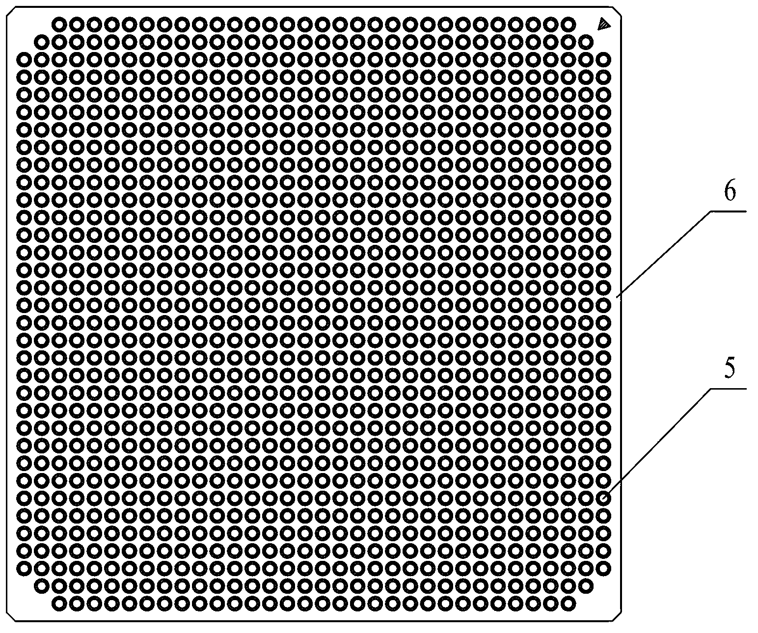 Assembling method of welding columns used for ceramic column grid array packaging