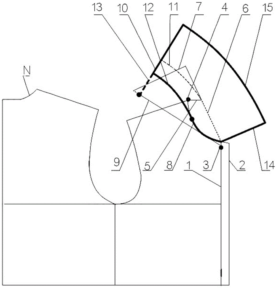 Original Number Design and Cutting Method of Non-fixed Value Warping of Clothing Collar