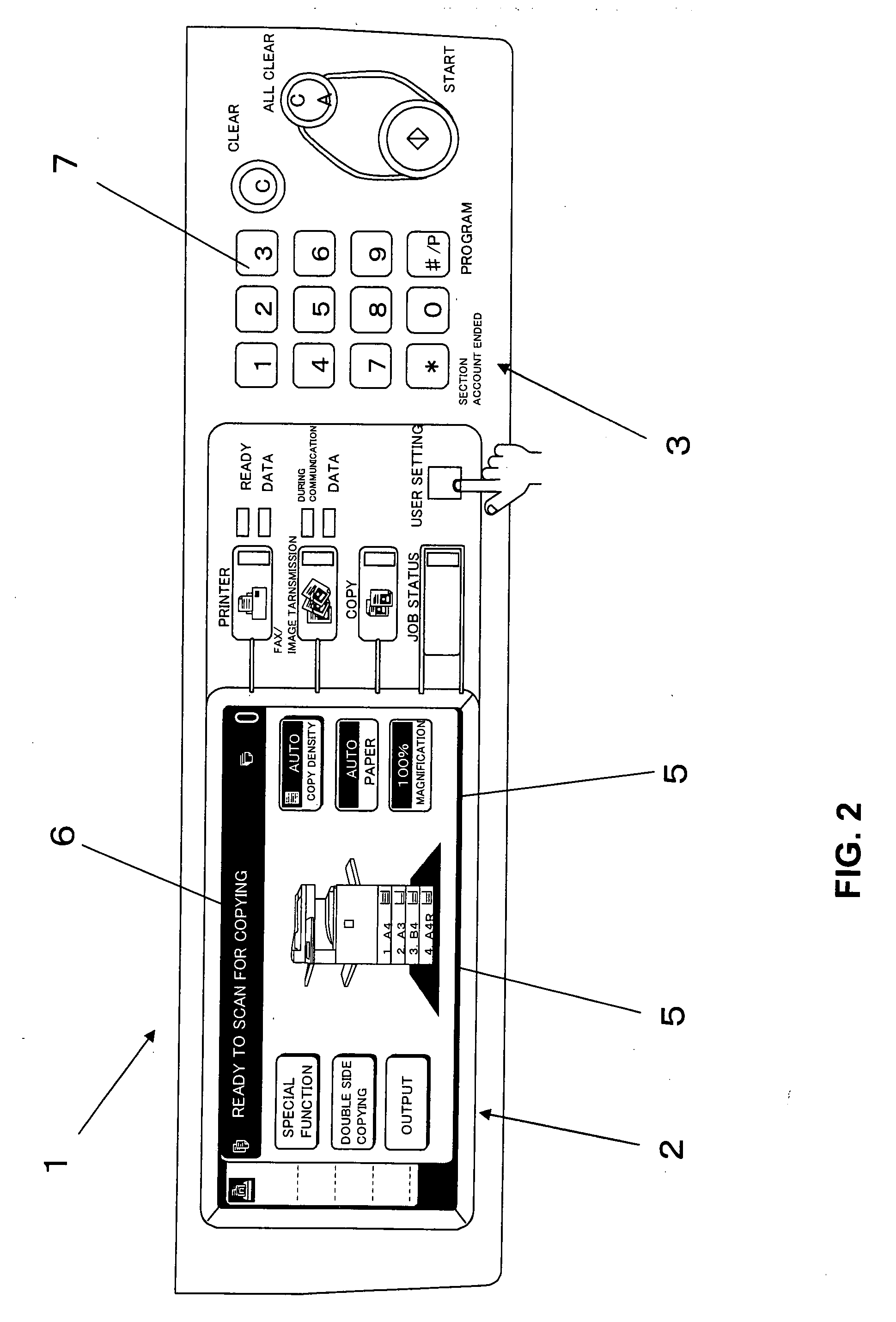 Operation panel apparatus and electric apparatus provided with the same
