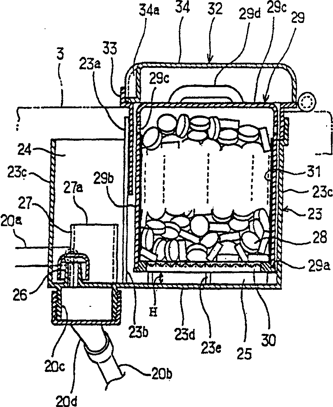 Sterilizing reagent kit for washing machine and its sterilizing method