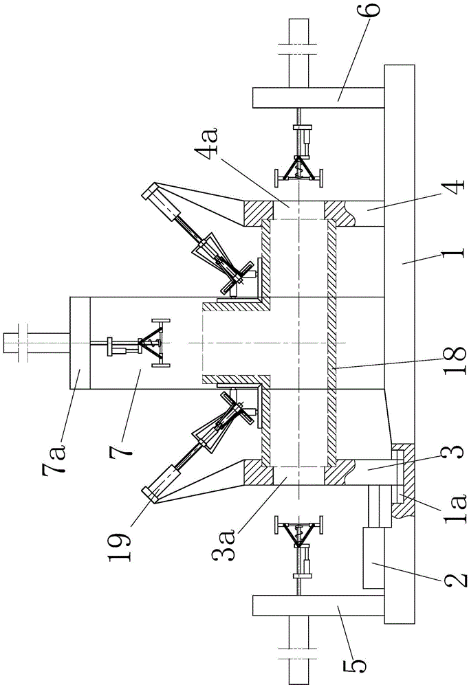 Automatic correction machine of three-way air channel for ship