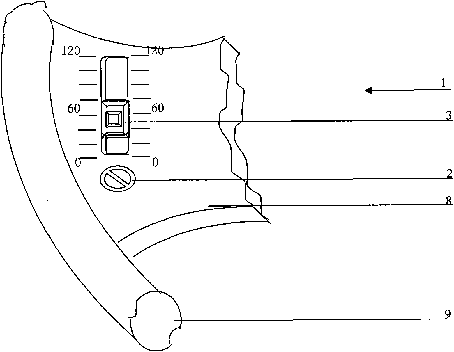 Control switch device of cruise control system of automobile