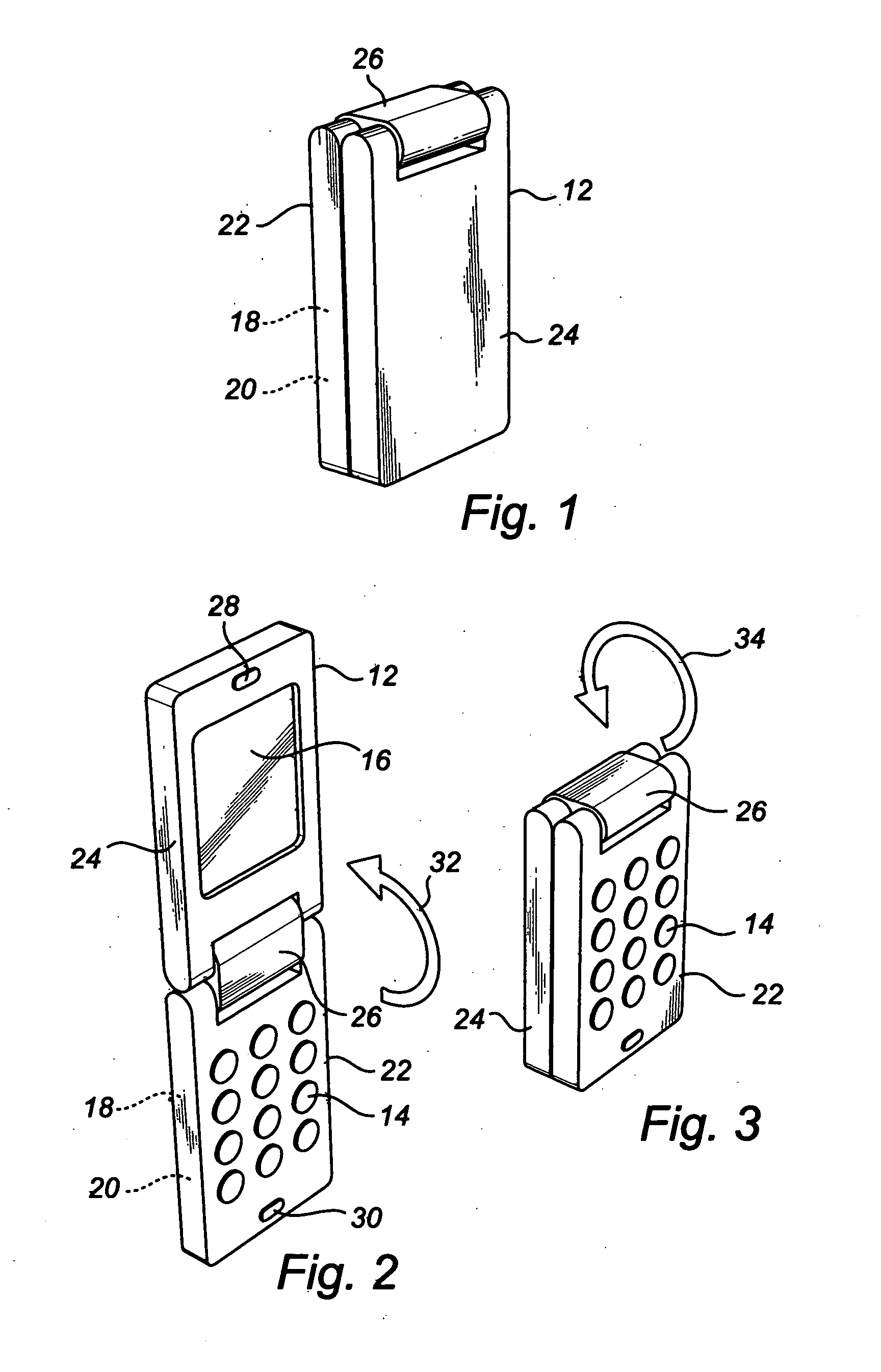 Mobile communications device with synchronising hinge