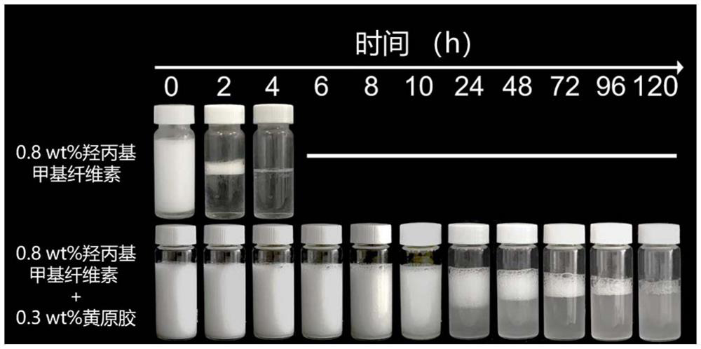 Method for preparing oil-carrying crystal gum and application thereof