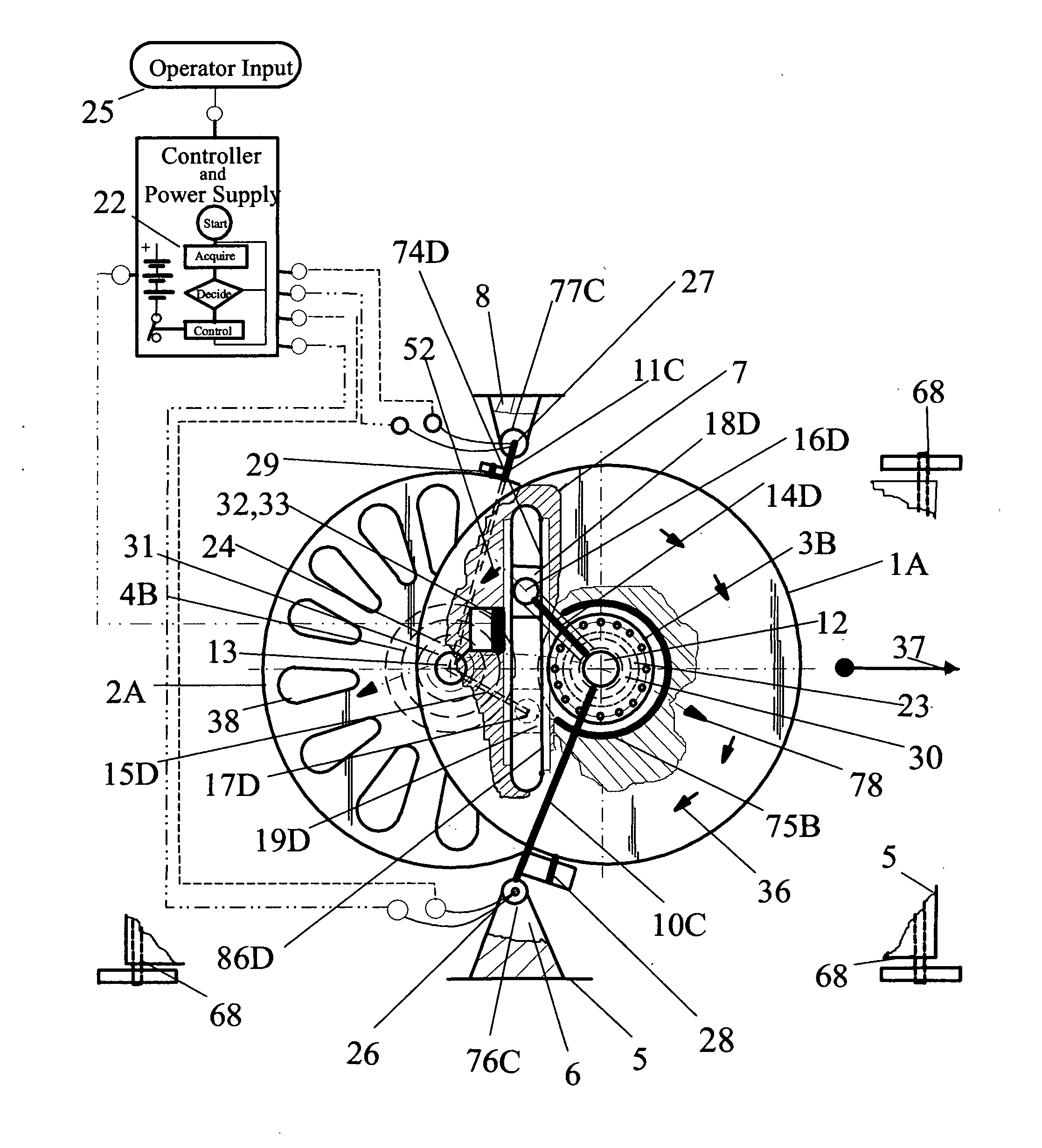 Method and device for self-contained inertial vehicular propulsion