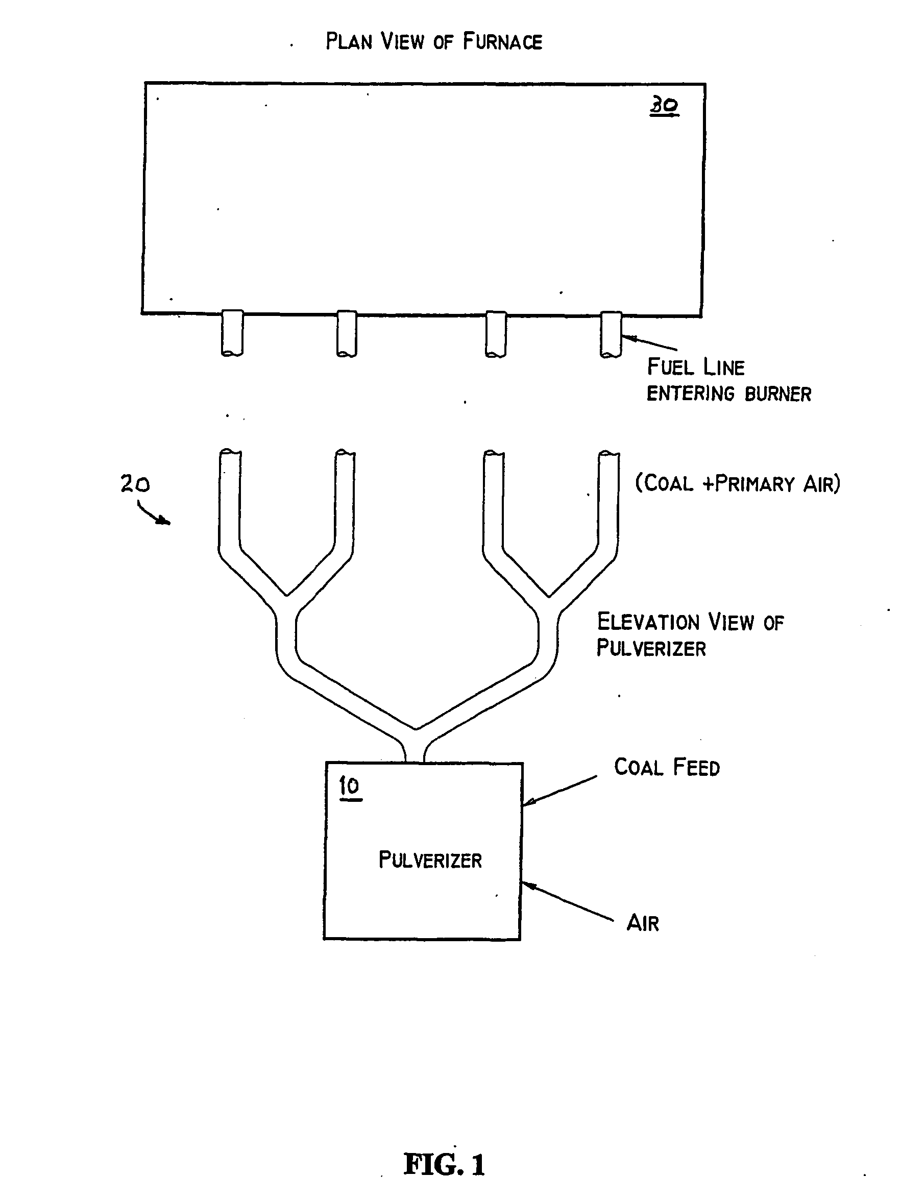 Adjustable air foils for balancing pulverized coal flow at a coal pipe splitter junction