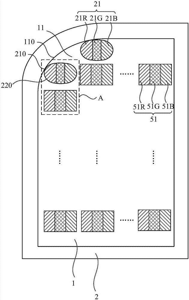 Deformed display panel and display device