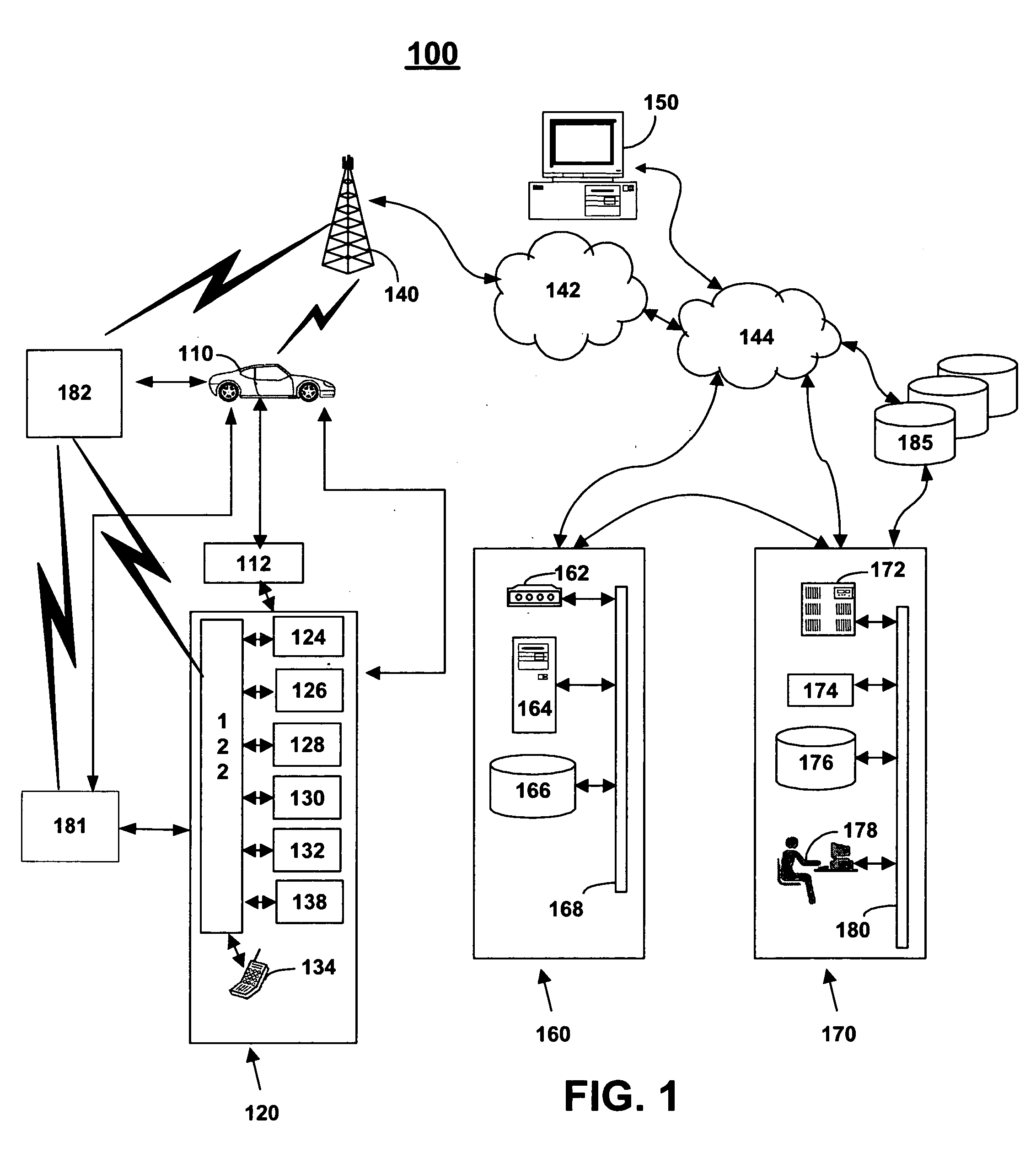 System and method for data storage and diagnostics in a portable communication device interfaced with a telematics unit