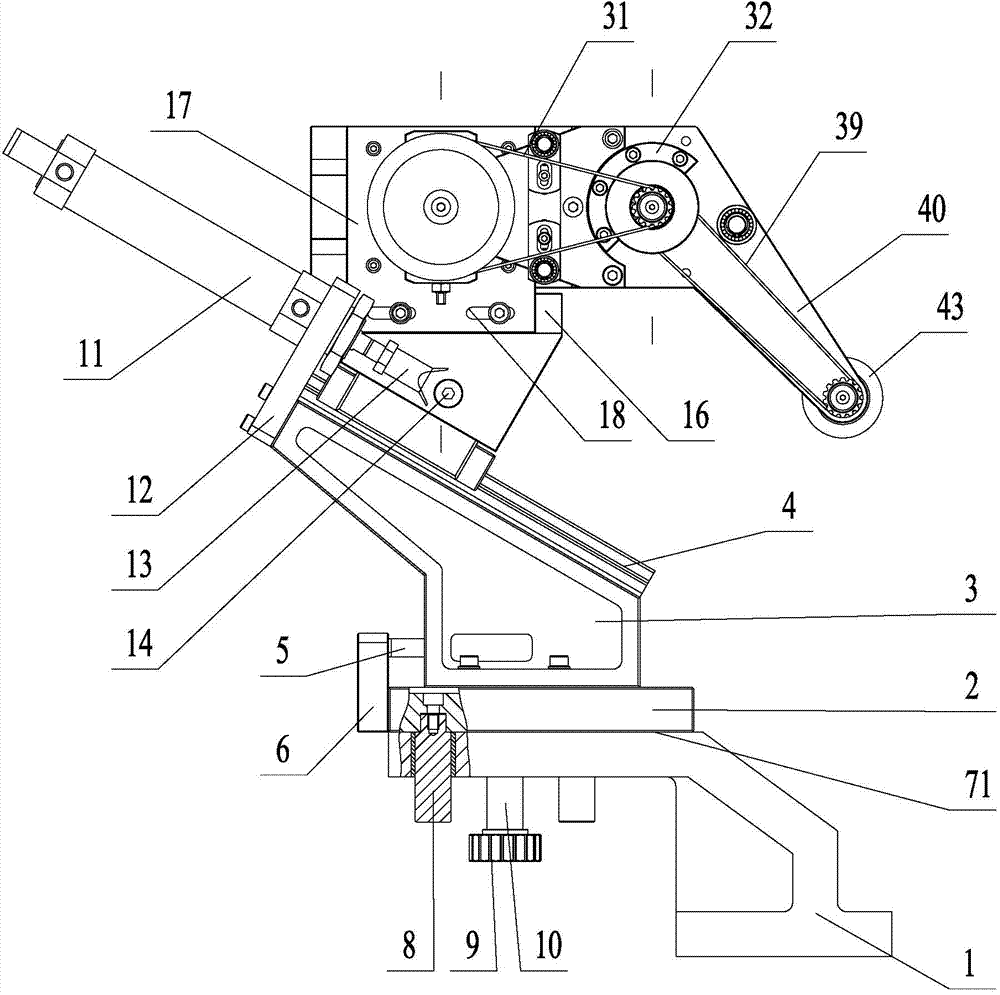 Single-power and dual-drive reciprocating brush device