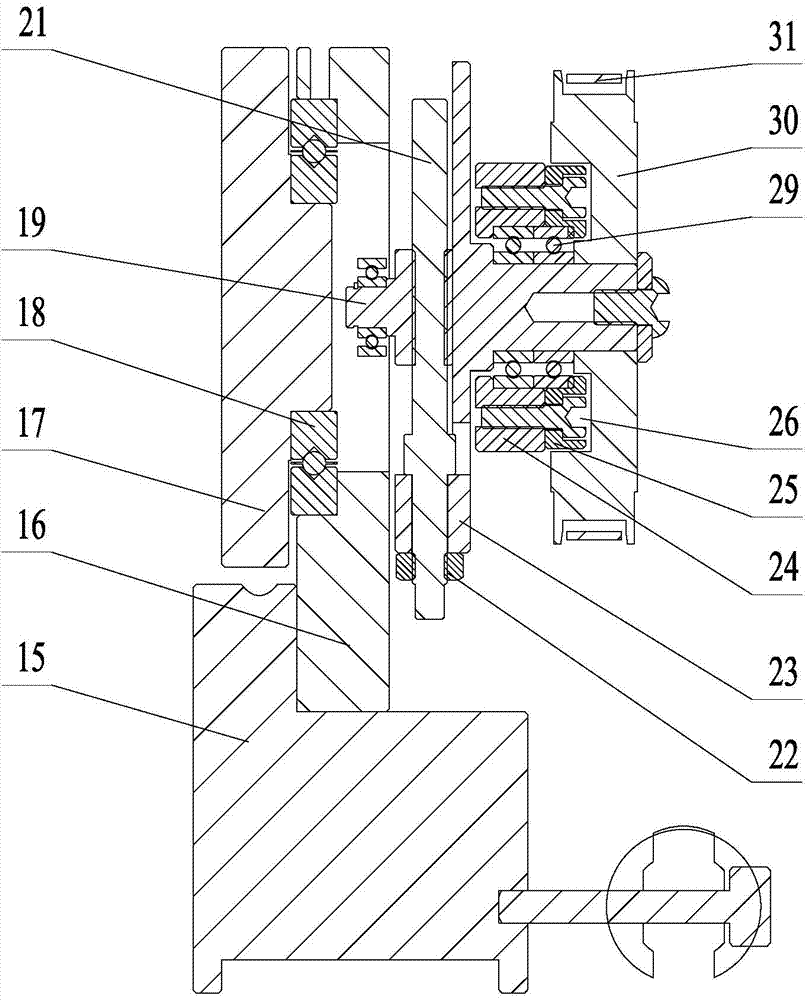Single-power and dual-drive reciprocating brush device