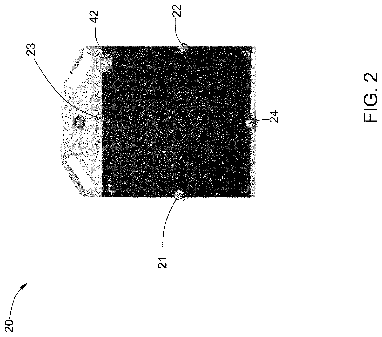 Mobile radiography system and method for aligning mobile radiography system