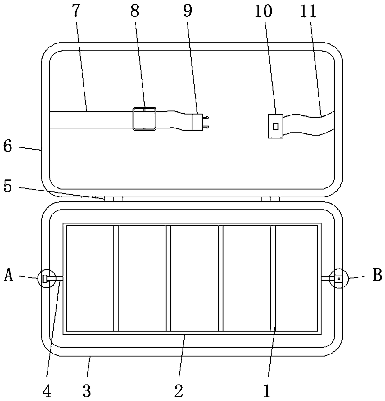 Automobile trunk article storage box