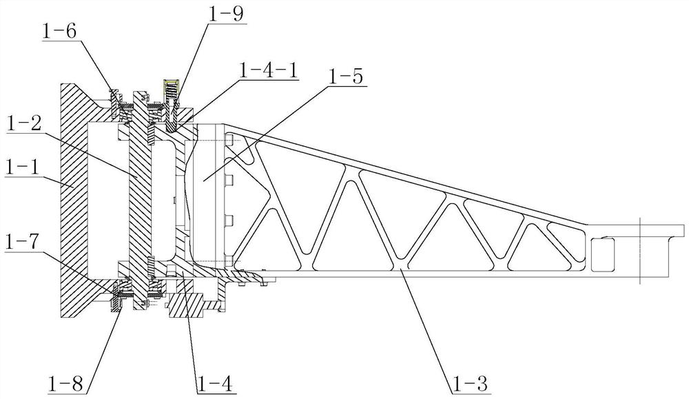A follow-up gravity compensation device for a three-degree-of-freedom space station pan table lamp