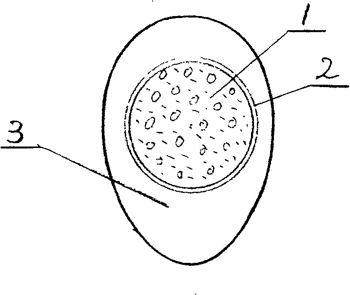 Method for manufacturing machine-made egg