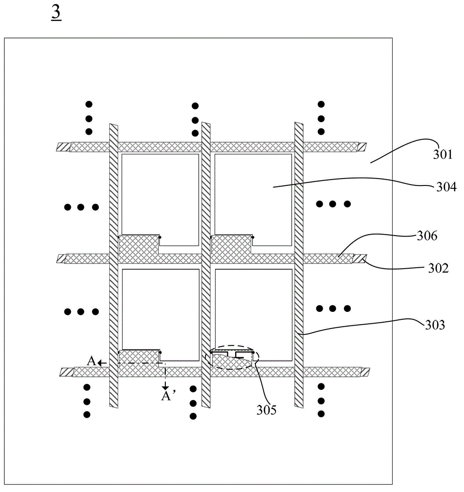 TFT array substrate, display panel and display device