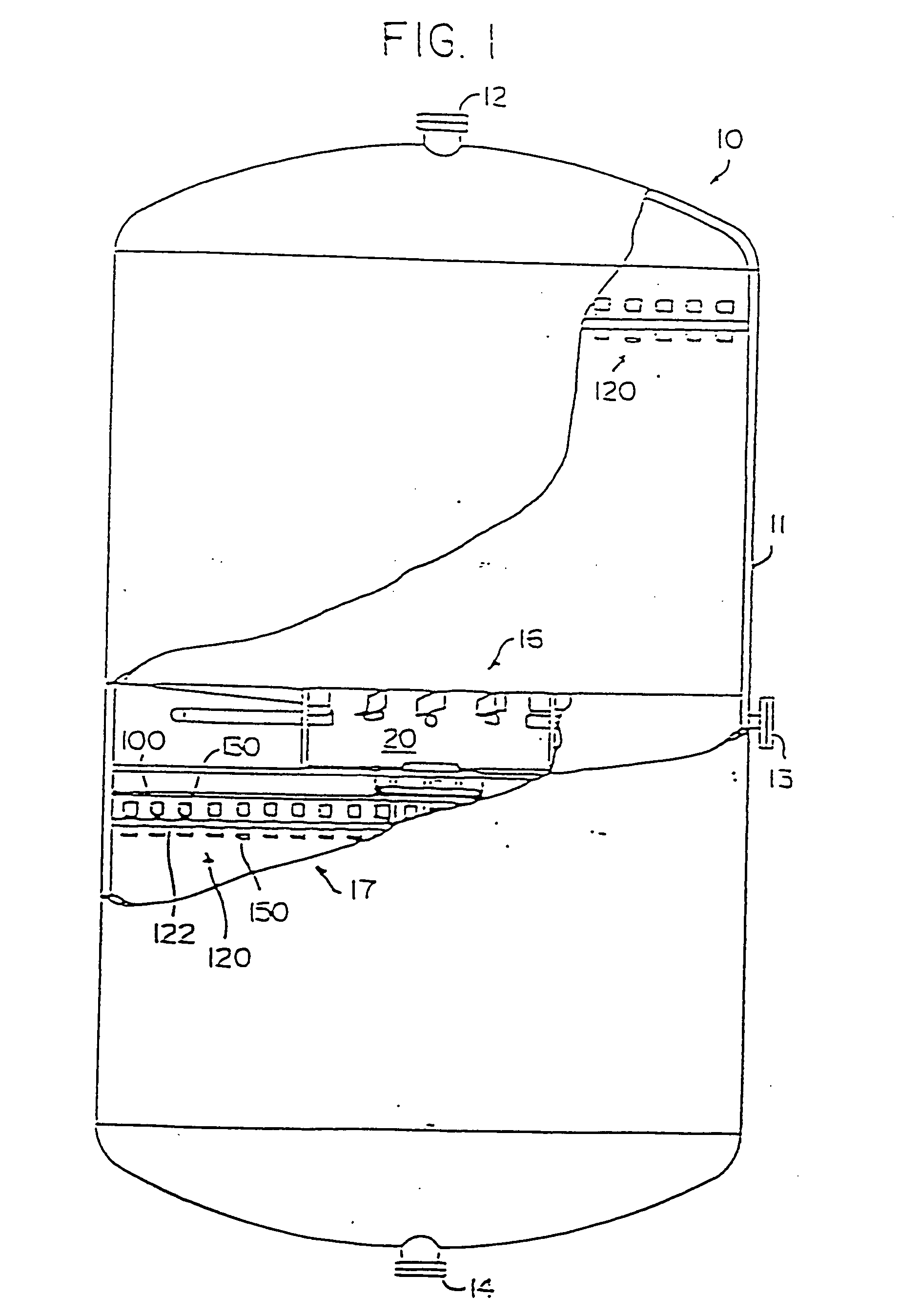 Reactordistribution apparatus and quench zone mixing apparatus