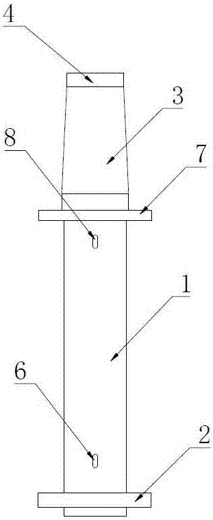 Scraper discharger for plane scraping of fitting bolt