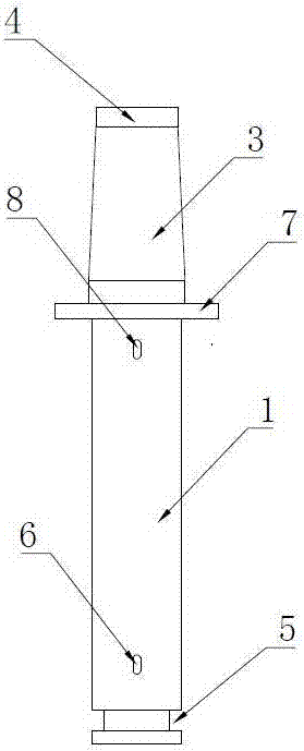 Scraper discharger for plane scraping of fitting bolt