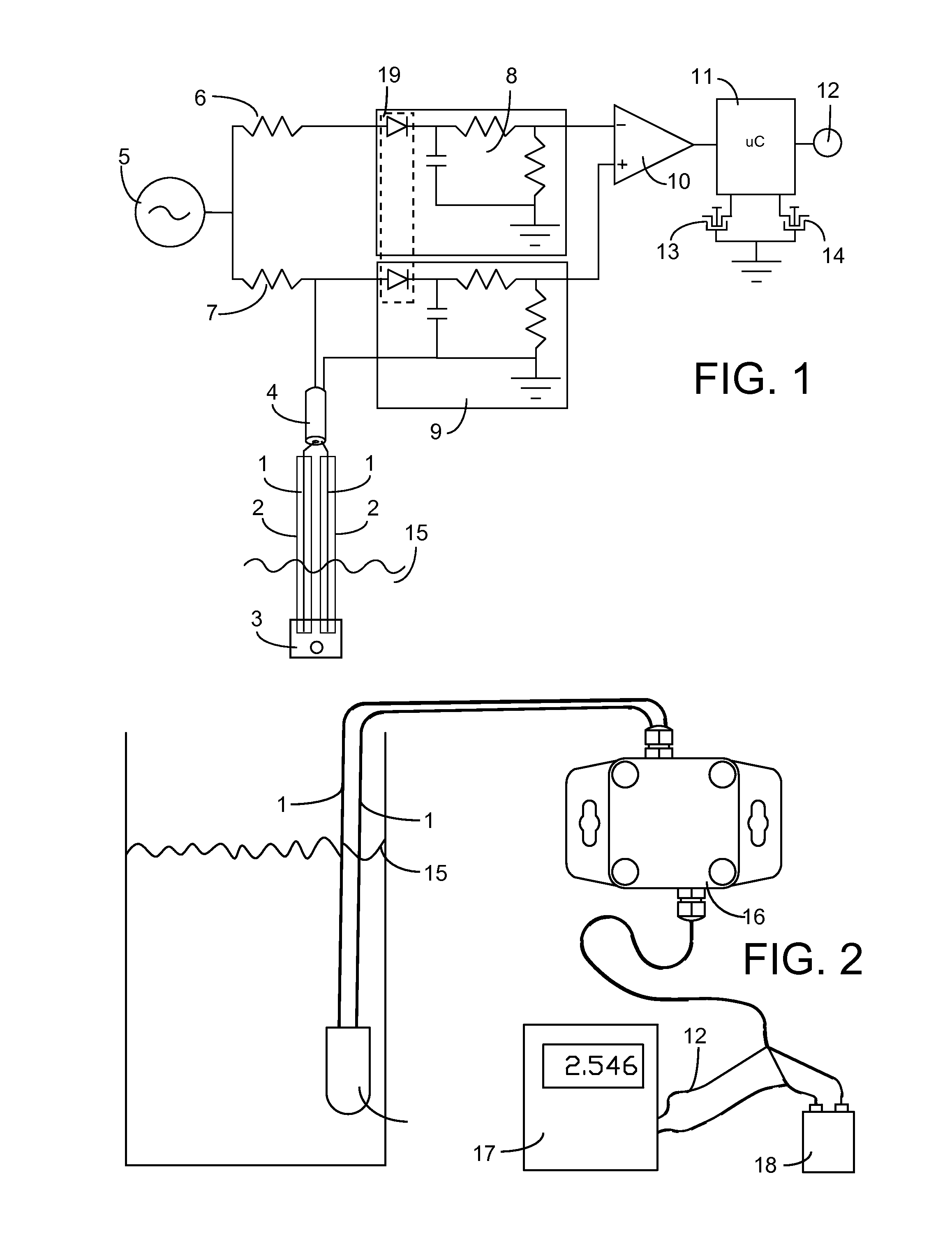 Temperature Compensated Transmission Line Based Liquid Level Sensing Apparatus and Method