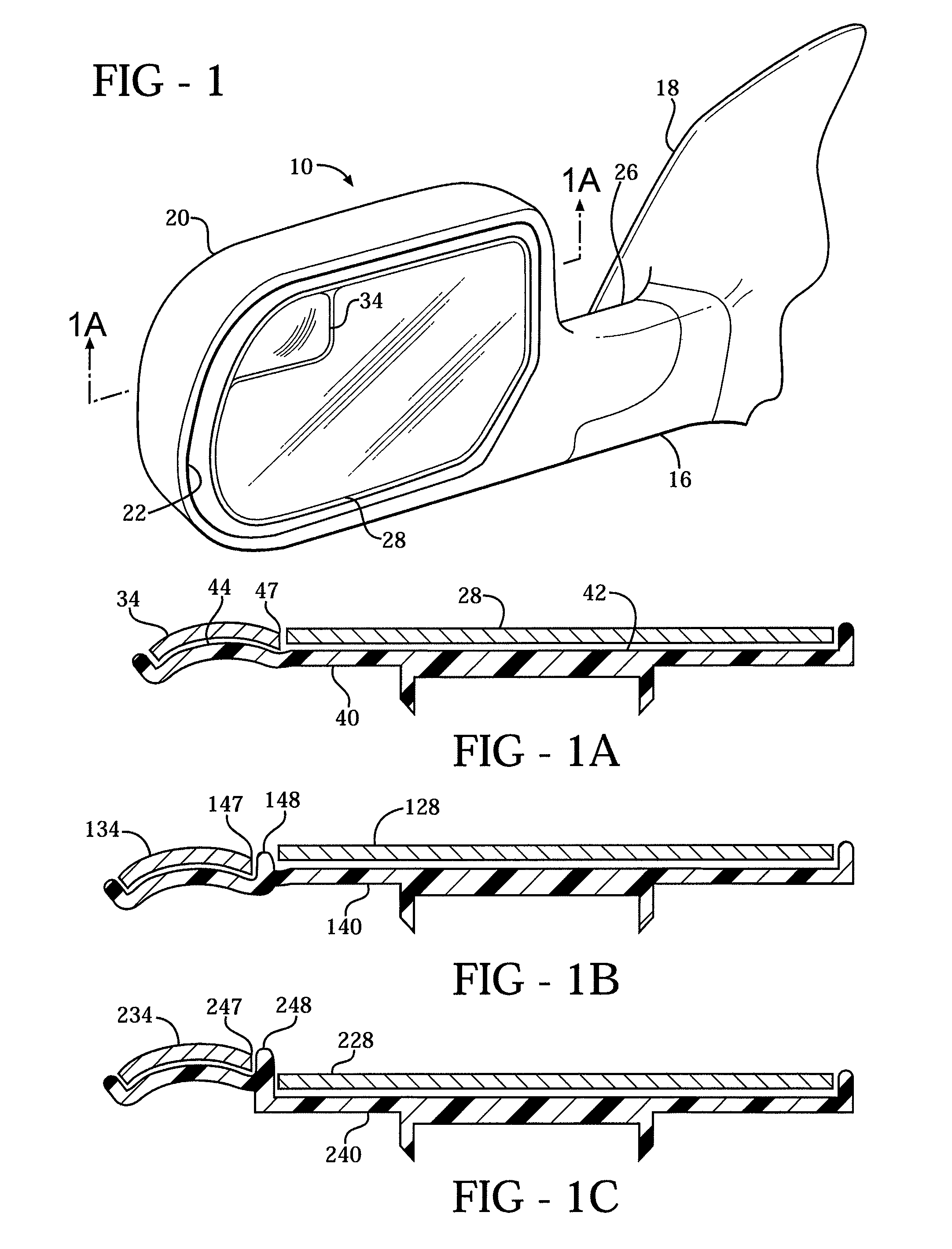 Exterior rearview mirror for motor vehicles