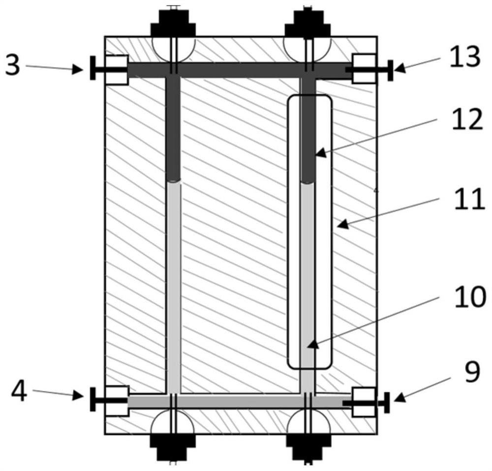 High-temperature and high-pressure visual oil-water metering device and method