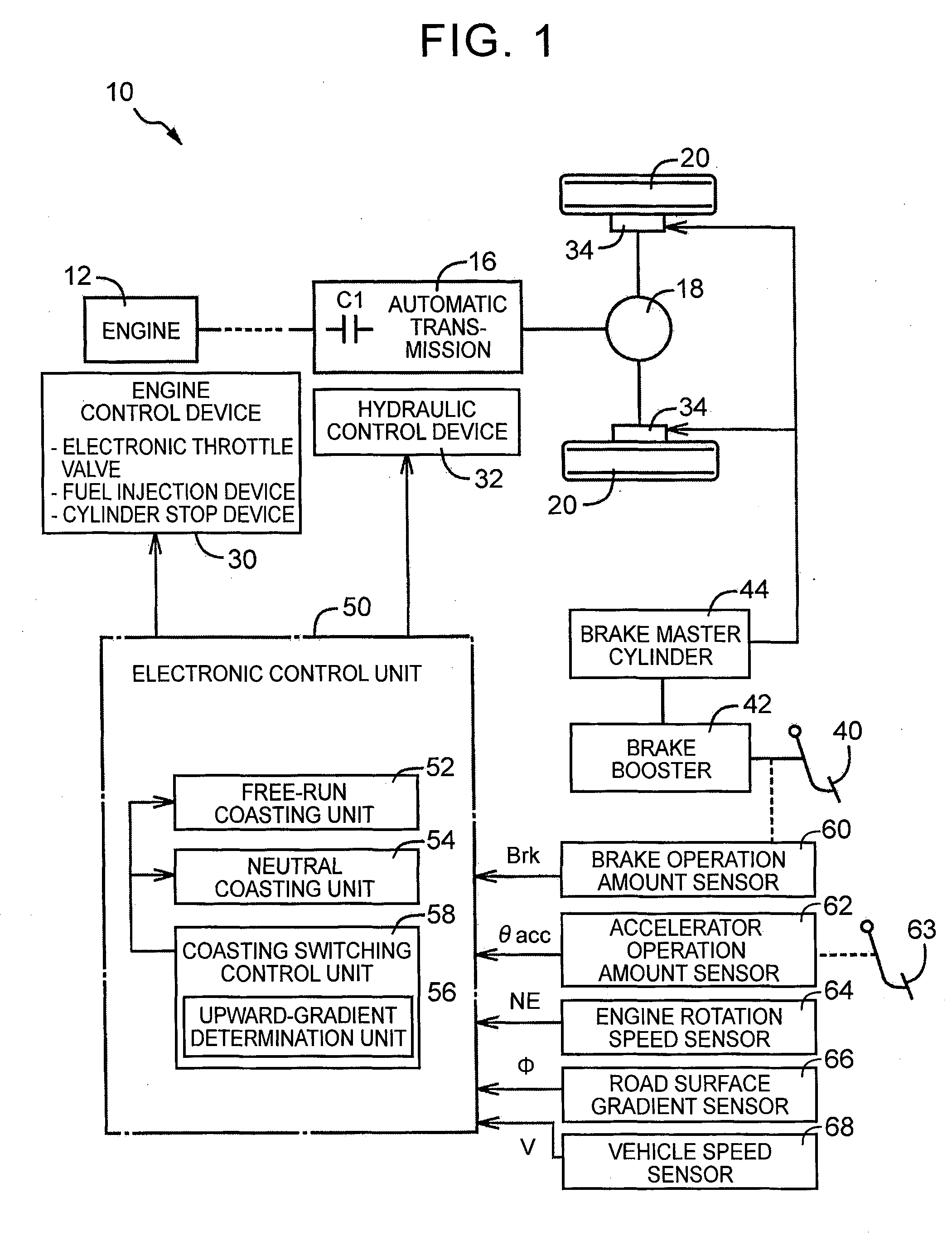 Drive control device for vehicle