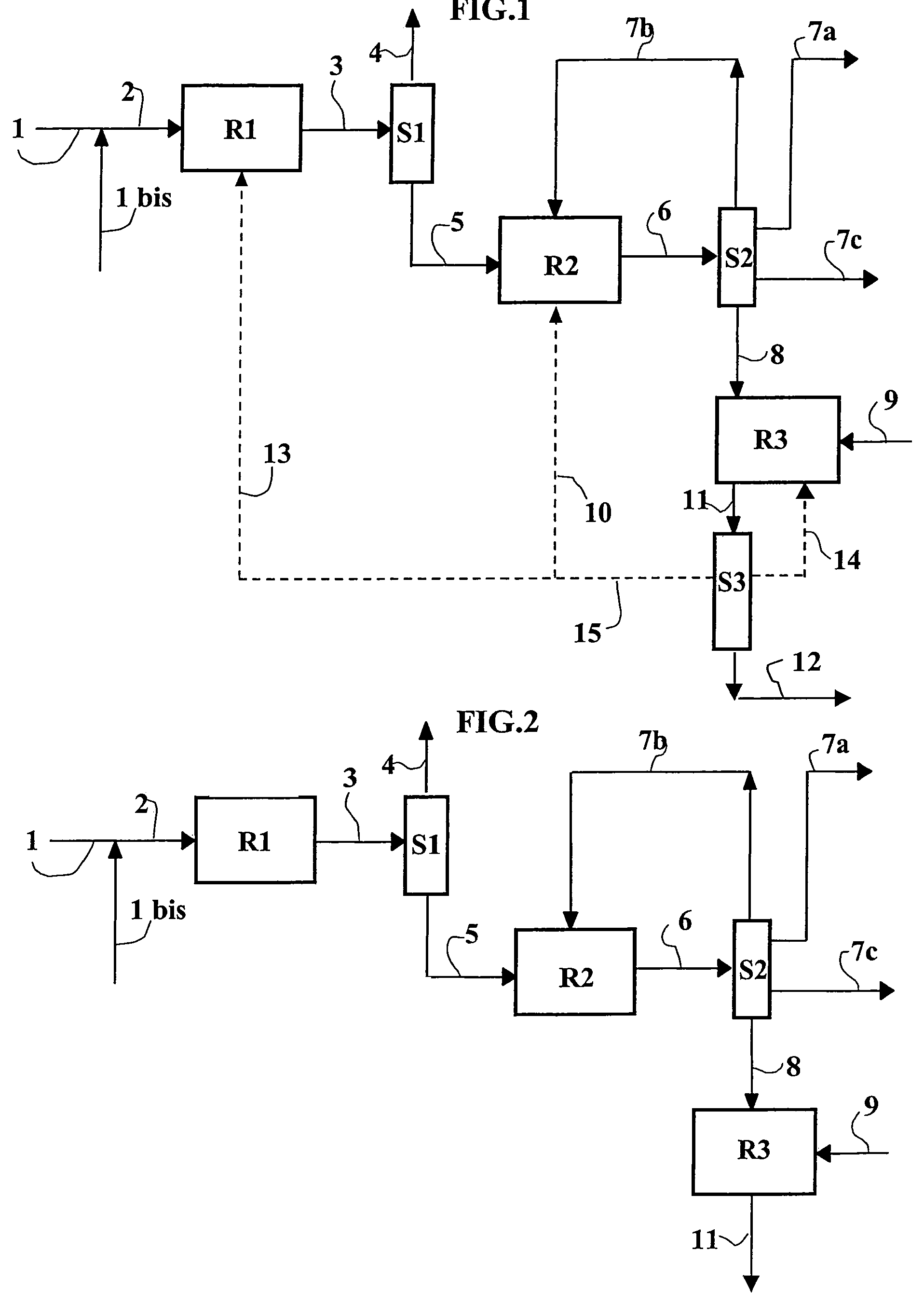 Method for jointly producing propylene and petrol from a relatively heavy charge