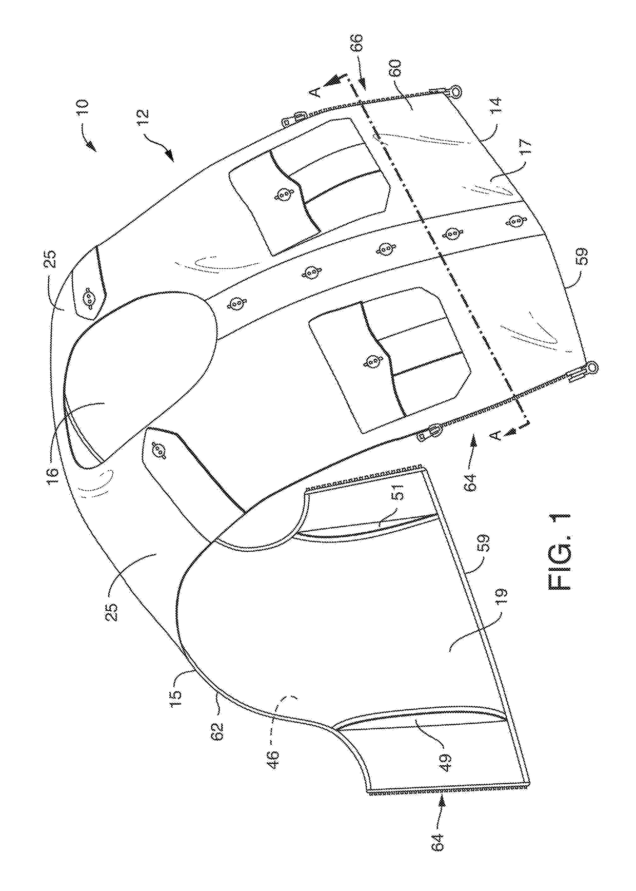 Ballistic Vest Carrier Cover with Pouches for Hard Armor